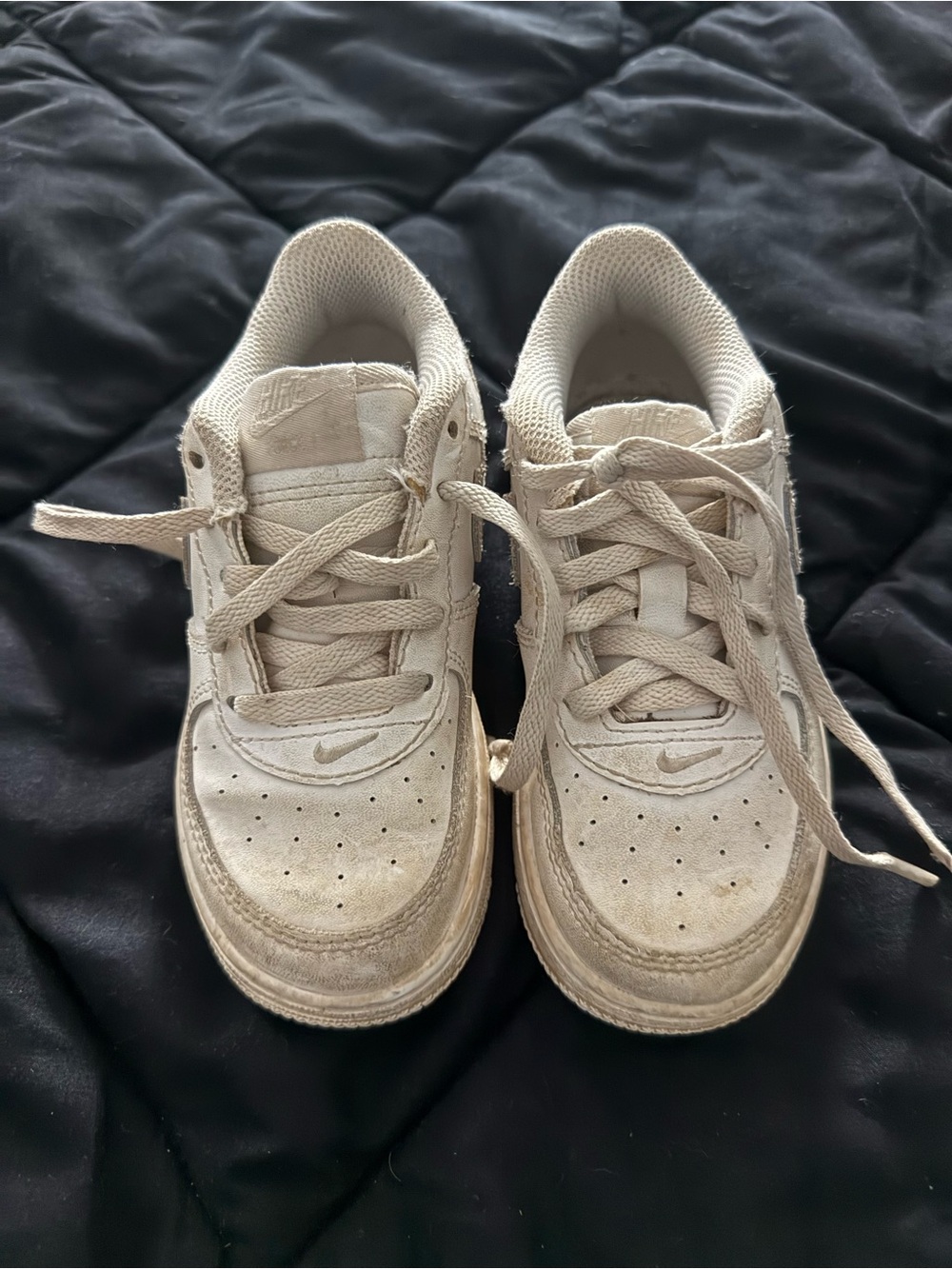 {NIKE} Air Force 1 Kids' Sneakers - 9c - White